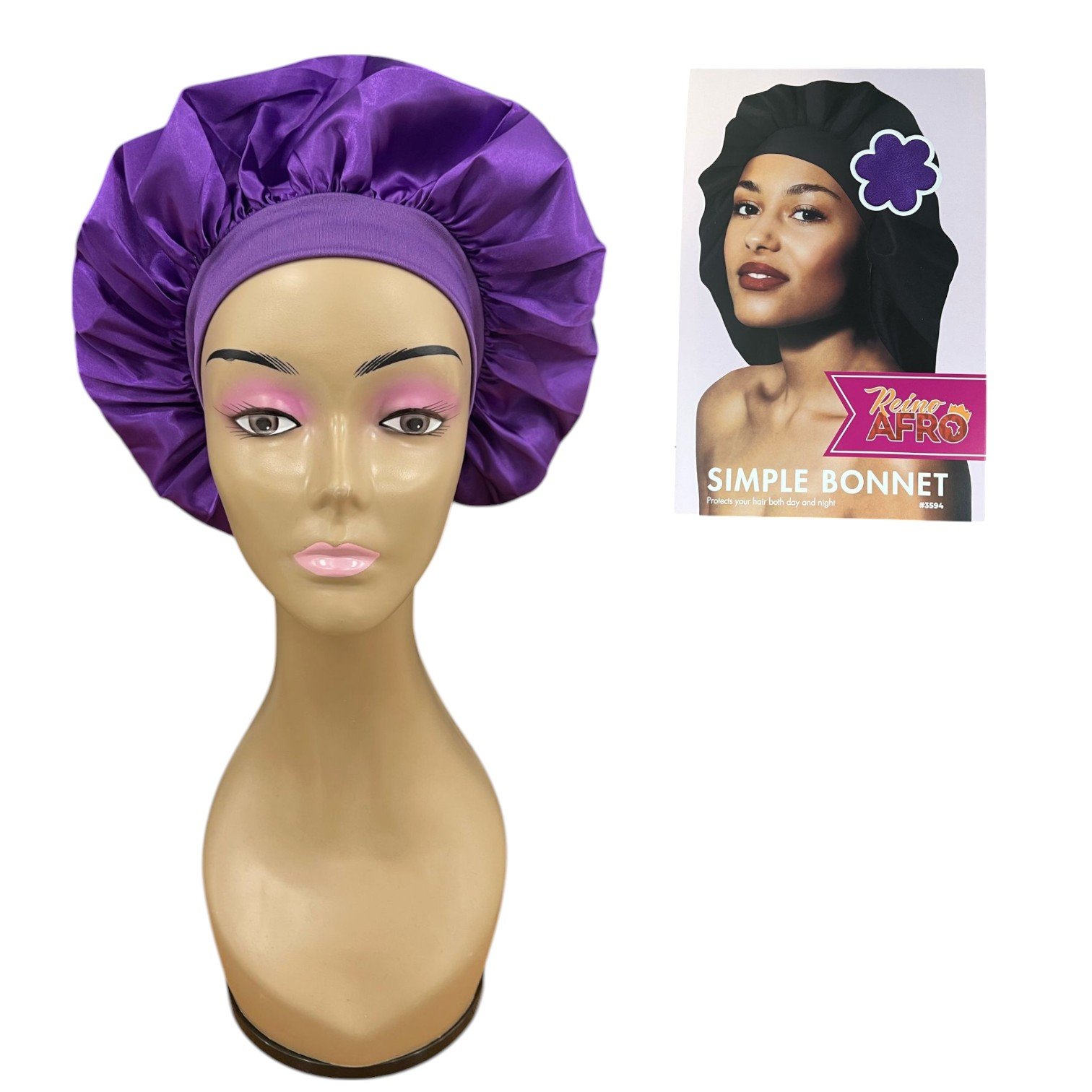 R.A Simple Bonnet  Roxo